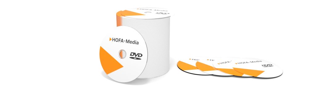 DVD auf Spindel